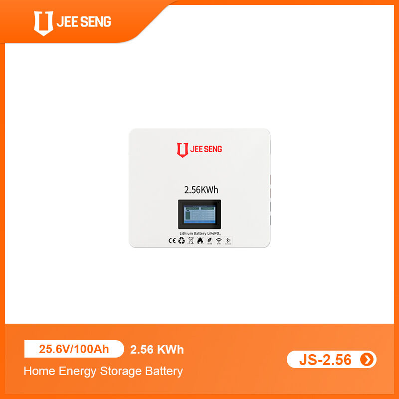 2.56 KWh Wandmontiertes Energiespeichersystem für Zuhause mit fortschrittlicher BMS-Technologie für Solarstromsystem