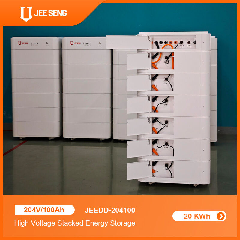 10KW 20KWh Hochspannung All-in-One Stackbare Energiespeichersystem Stackbare ESS mit fortschrittlicher BMS-Technologie