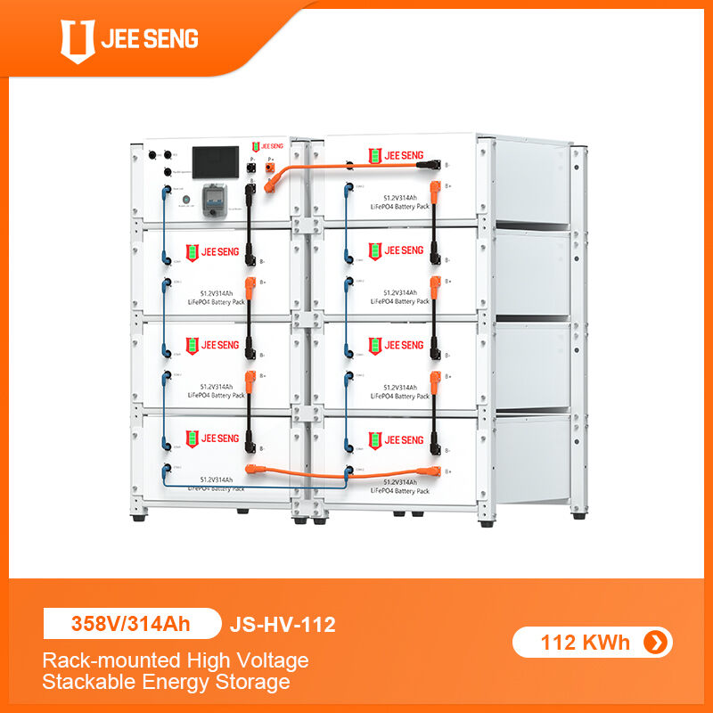 Rackmontierbarer Hochspannungs-stapelbarer Lithium-Akku für Solar